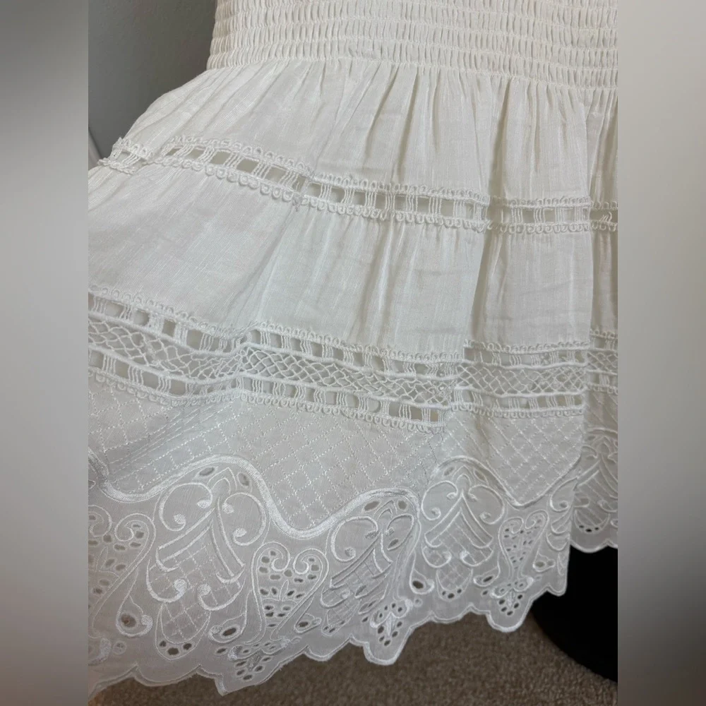 Ramy Brook Harlow Dress (new with tags) in white color size Small